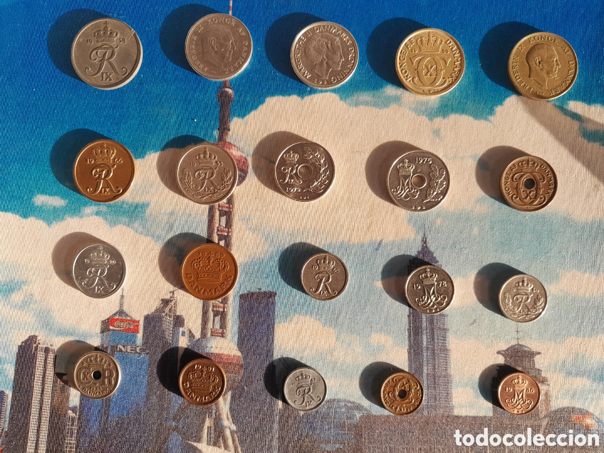 Monedas antiguas de Europa: MONEDAS DE DINAMARCA - Foto 1