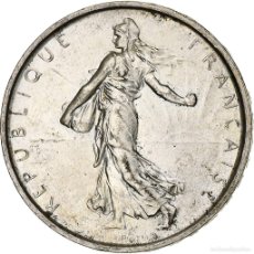 Monedas antiguas de Europa: [#1184166] FRANCIA, SEMEUSE, 5 FRANCS, 1967, PARIS, EBC, PLATA, KM:926