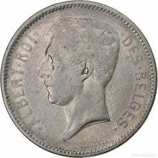 Monedas antiguas de Europa: [#1220285] BÉLGICA, 5 FRANCS, 5 FRANK, 1932, NÍQUEL, BC+, KM:97.1