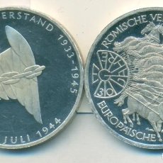 Monedas antiguas de Europa: ALEMANIA FEDERAL - LOTE 10 MARCOS DE PLATA PROOF AÑO 1994 A + 1987 G.