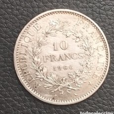 Monedas antiguas de Europa: 10 FRANCOS DE 1966