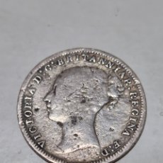 Monedas antiguas de Europa: MONEDA 3 PENIQUES 1878