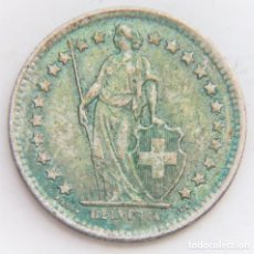 Monedas antiguas de Europa: 1/2 FRANCO DE PLATA. AÑO 1958. SUIZA. MBC. HELVETIA