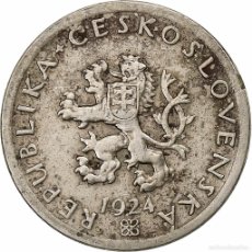 Monedas antiguas de Europa: [#1260150] CHECOSLOVAQUIA, 20 HALERU, 1924, COBRE - NÍQUEL, MBC, KM:1