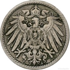 Monedas antiguas de Europa: [#1260154] ALEMANIA - IMPERIO, WILHELM I, 5 PFENNIG, 1889, BERLIN, COBRE - NÍQUEL, MBC