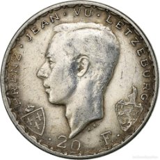 Monedas antiguas de Europa: [#1260152] LUXEMBURGO, CHARLOTTE, 20 FRANCS, 1946, LUXEMBOURG, PLATA, EBC, KM:47