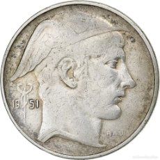 Monedas antiguas de Europa: [#1260158] BÉLGICA, RÉGENCE PRINCE CHARLES, 20 FRANCS, 20 FRANK, 1951, PLATA, MBC+