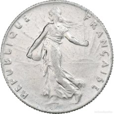 Monedas antiguas de Europa: [#1220293] FRANCIA, SEMEUSE, 50 CENTIMES, 1916, PARIS, MBC, PLATA, KM:854, GADOURY:420