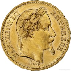Monedas antiguas de Europa: [#1159866] FRANCIA, NAPOLEON III, 20 FRANCS, NAPOLÉON III, 1867, PARIS, ORO, EBC
