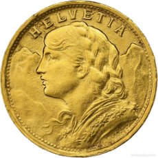 Monedas antiguas de Europa: [#1159892] SUIZA, 20 FRANCS, 1925, BERN, ORO, MBC+, KM:35.1