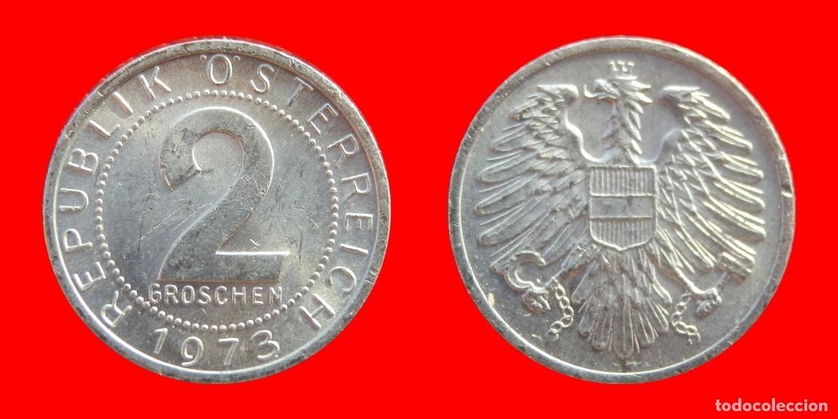 Old Coins of Europe: 2 GROSCHEN 1973 AUSTRIA-104869