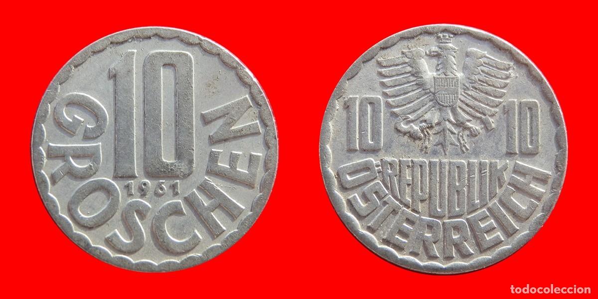 Monedas antiguas de Europa: 10 GROSCHEN 1961 AUSTRIA-104898