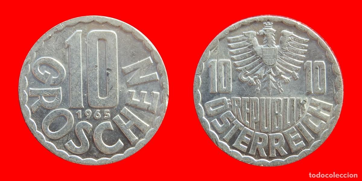 Monedas antiguas de Europa: 10 GROSCHEN 1965 AUSTRIA-104899