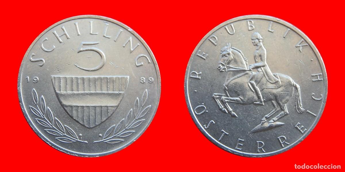 Monedas antiguas de Europa: 5 CHELINES SCHILLING 1989 AUSTRIA-104915