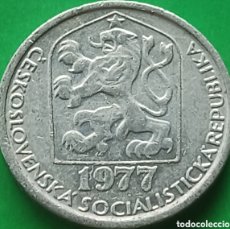 Monedas antiguas de Europa: CHECOSLOVAQUIA 10 HELLERS 1977 KM#80