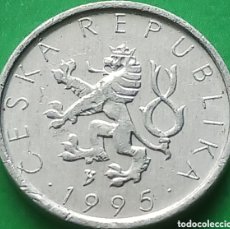 Monedas antiguas de Europa: REPÚBLICA CHECA 10 HELLERS 1995 KM#6