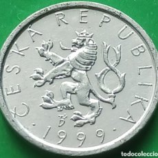 Monedas antiguas de Europa: REPÚBLICA CHECA 10 HELLERS 1999 KM#6