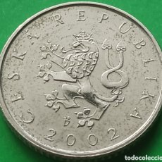 Monedas antiguas de Europa: REPÚBLICA CHECA 2 CORONAS 2002 KM#9