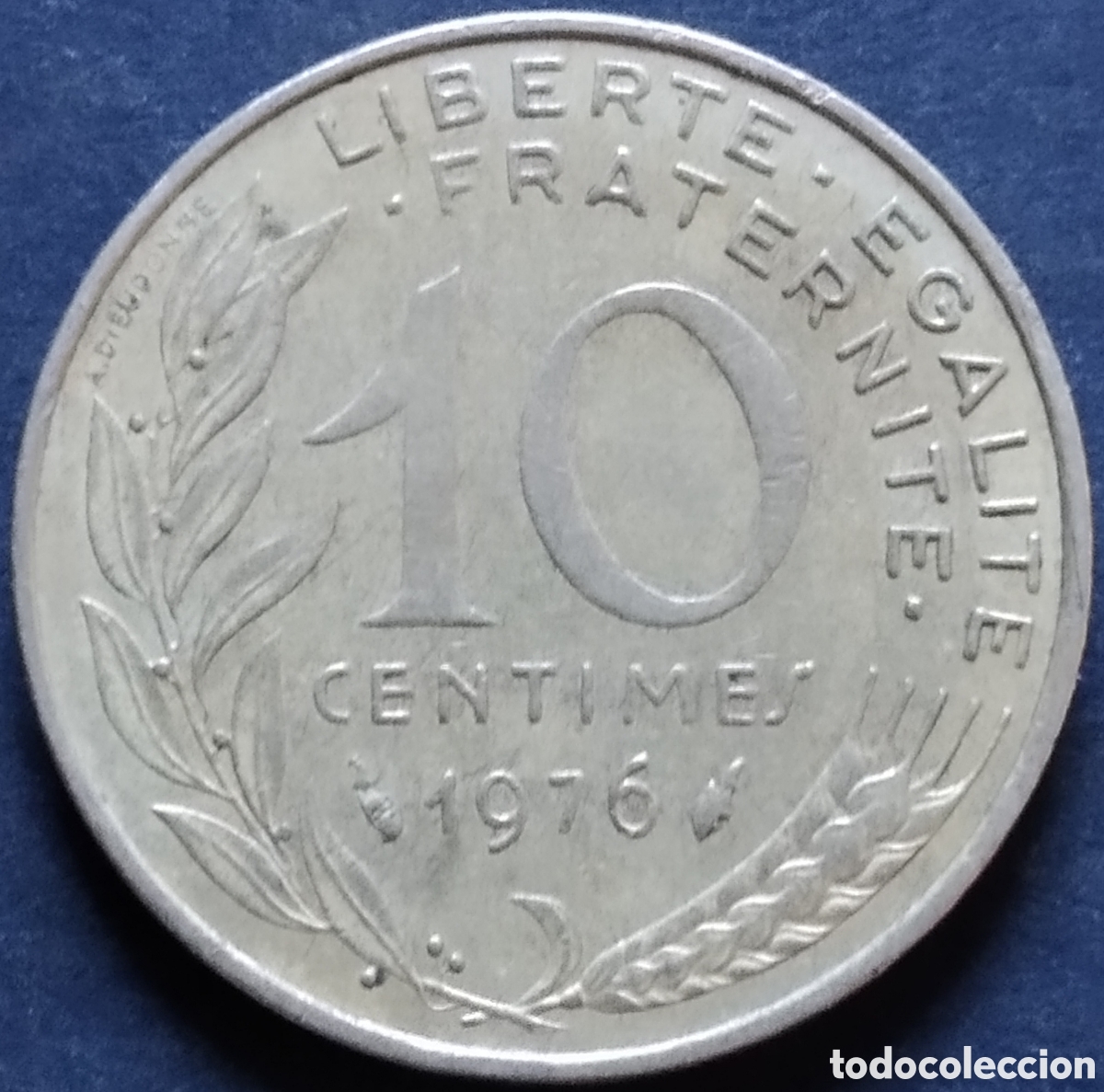 Monedas antiguas de Europa: MONEDA - FRANCIA 10 CENTIMOS 1976 - Foto 1