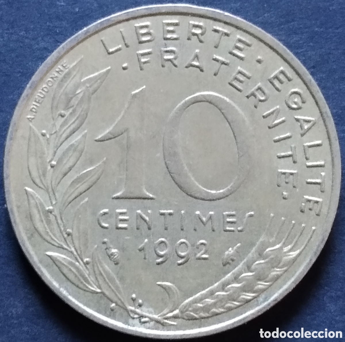 Monedas antiguas de Europa: MONEDA - FRANCIA 10 CENTIMOS 1992 - Foto 1
