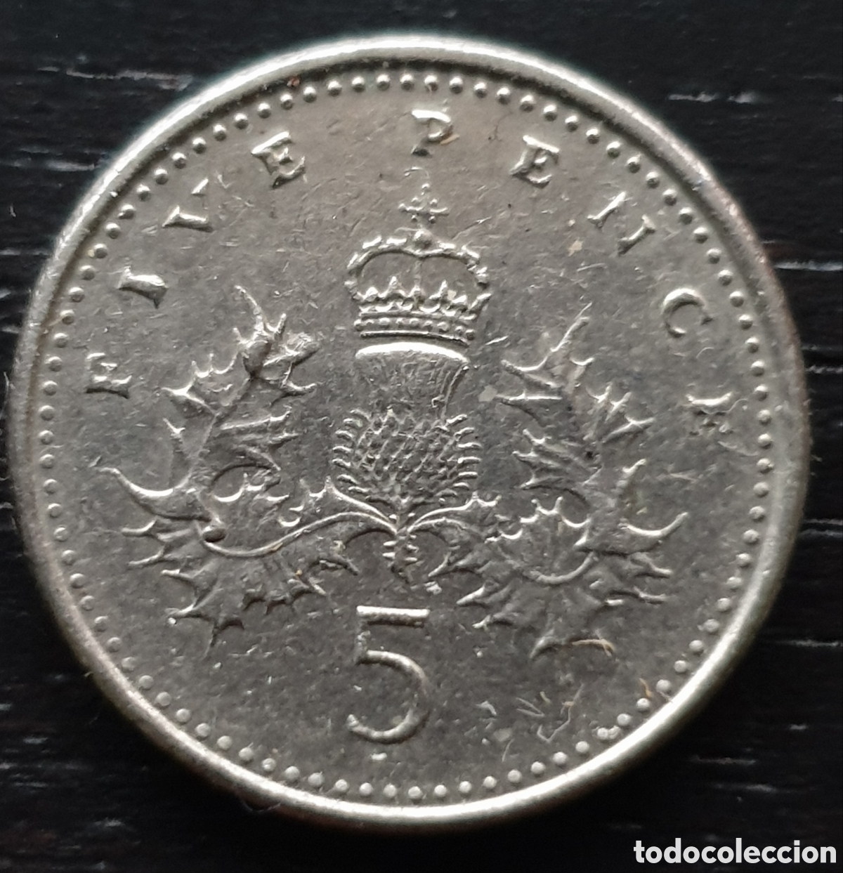 Monedas antiguas de Europa: 5 PENCE 1998 - Foto 2
