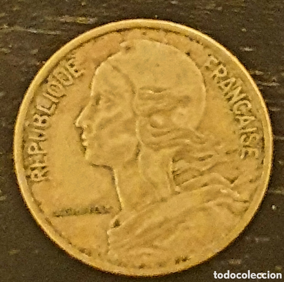 Monedas antiguas de Europa: FRANCIA 5 CENTIMES 1966 - Foto 1