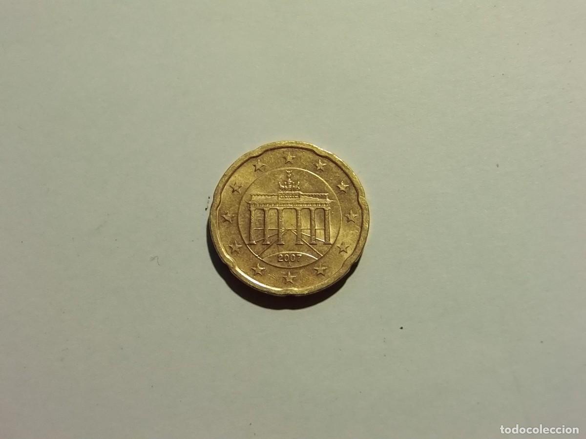 Old Coins of Europe: ALEMANIA 20 C&Eacute;NTIMOS 2007 - A.