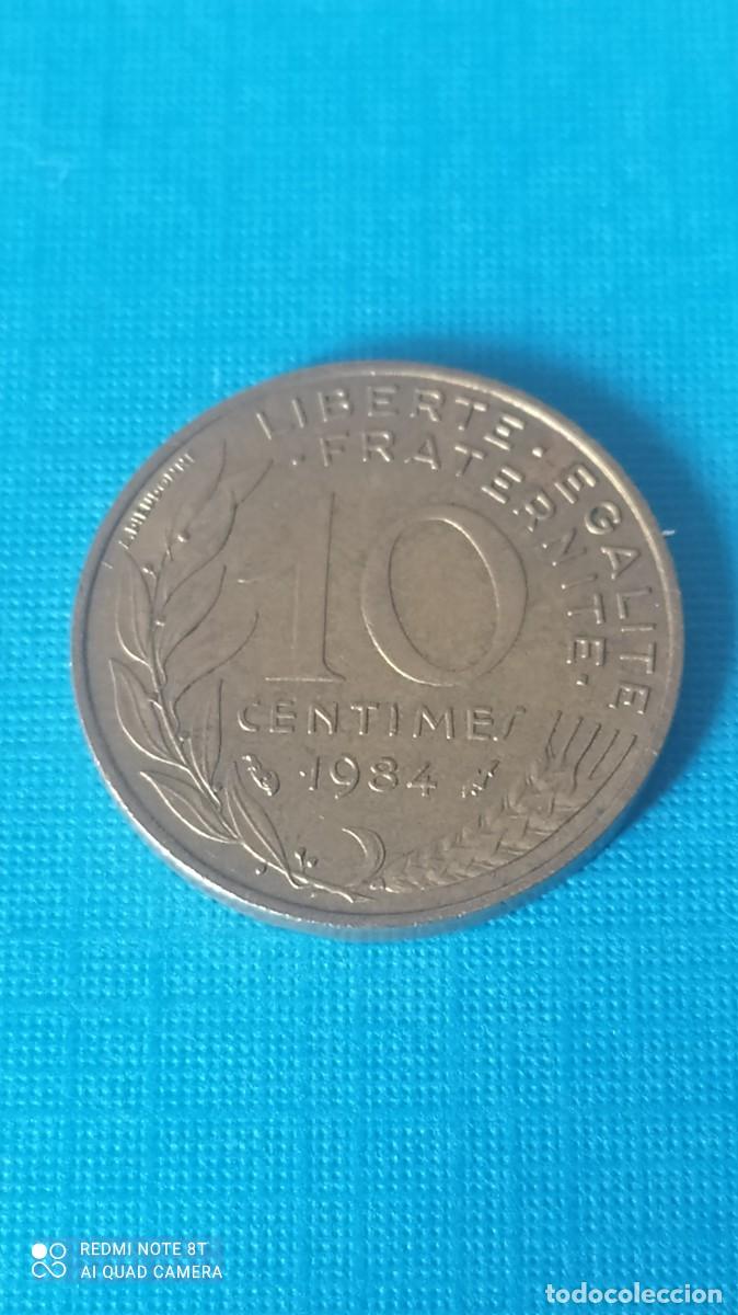Monedas antiguas de Europa: MONEDA FRANCIA 10 CENTIMOS 1984 - Foto 2