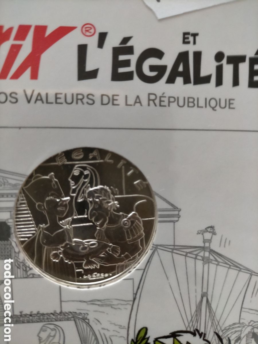 Monedas antiguas de Europa: Moneda 10&euro; Asterix Cesar - Plata - Foto 3