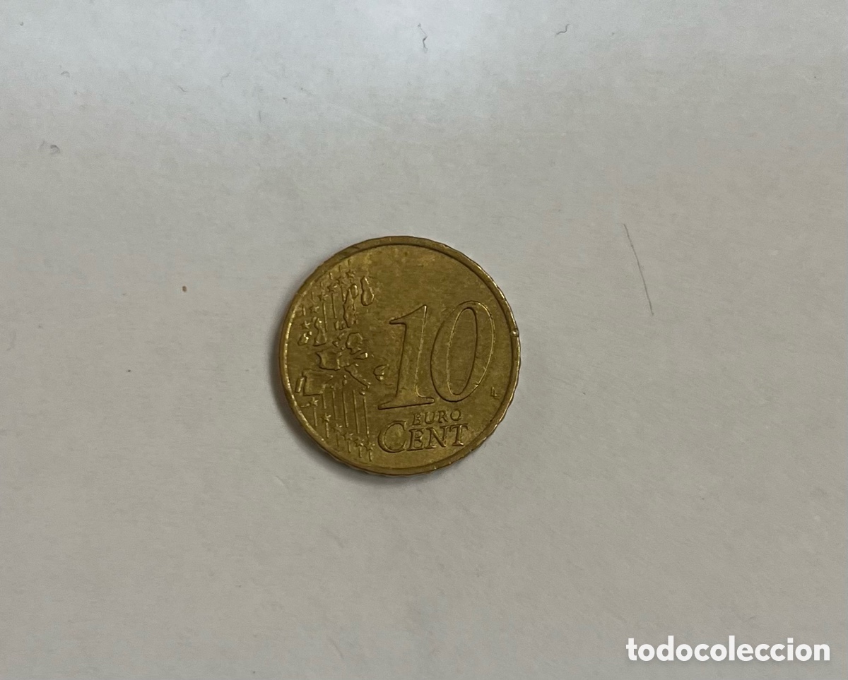 Monedas antiguas de Europa: Moneda de 10 c&eacute;ntimos Alemania de 2002 con ERROR. - Foto 1