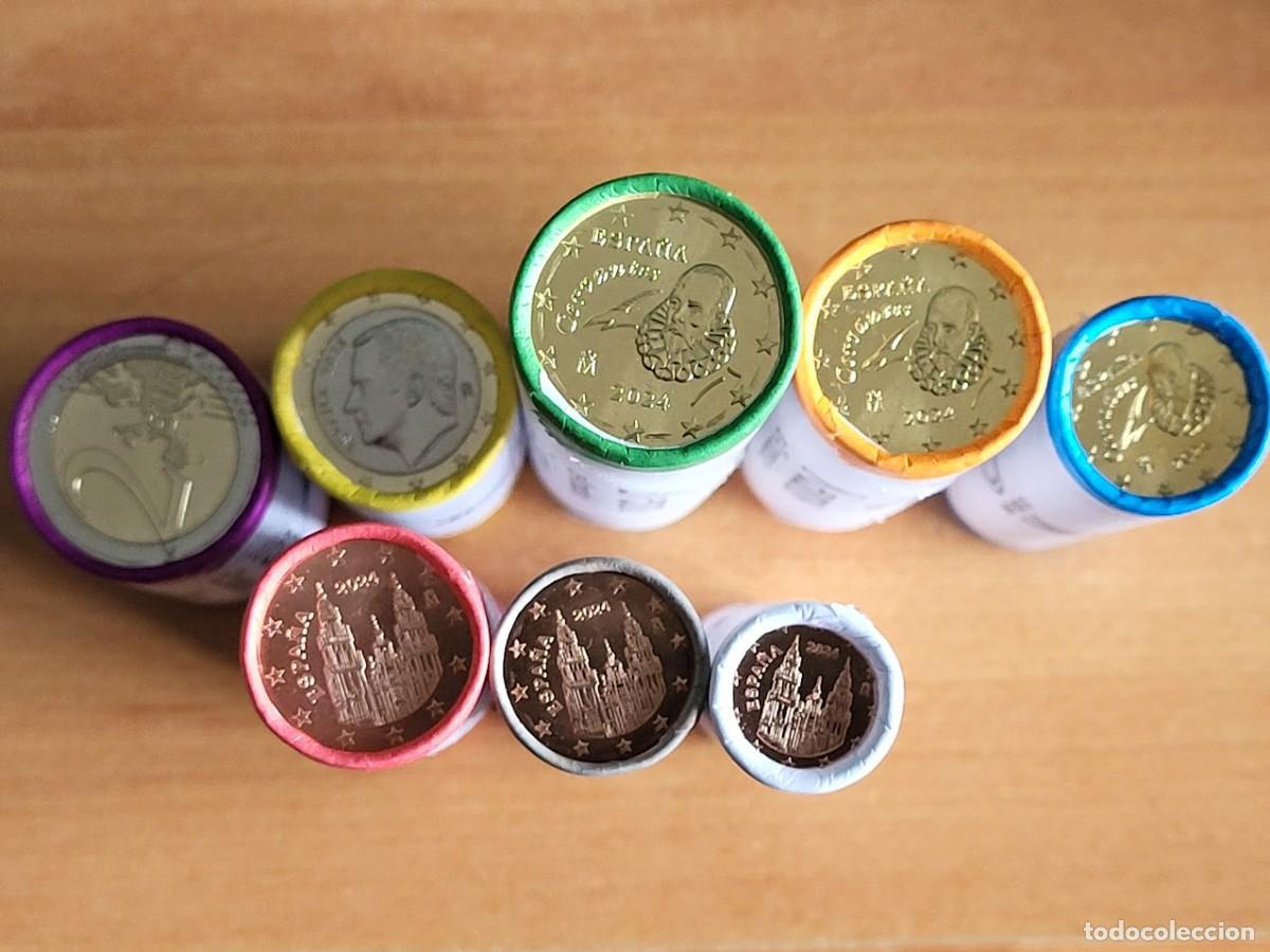 Monedas antiguas de Europa: Serie 8 Valores Espa&ntilde;a 2024