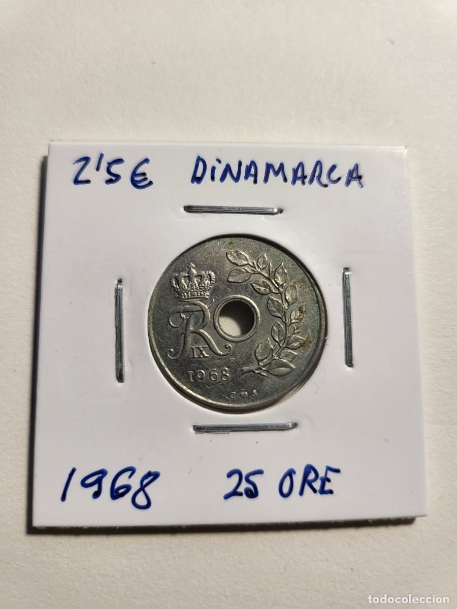 Monedas antiguas de Europa: MONEDA DE DINAMARCA 1968 &rdquo;25 ORE&rdquo; - Foto 1