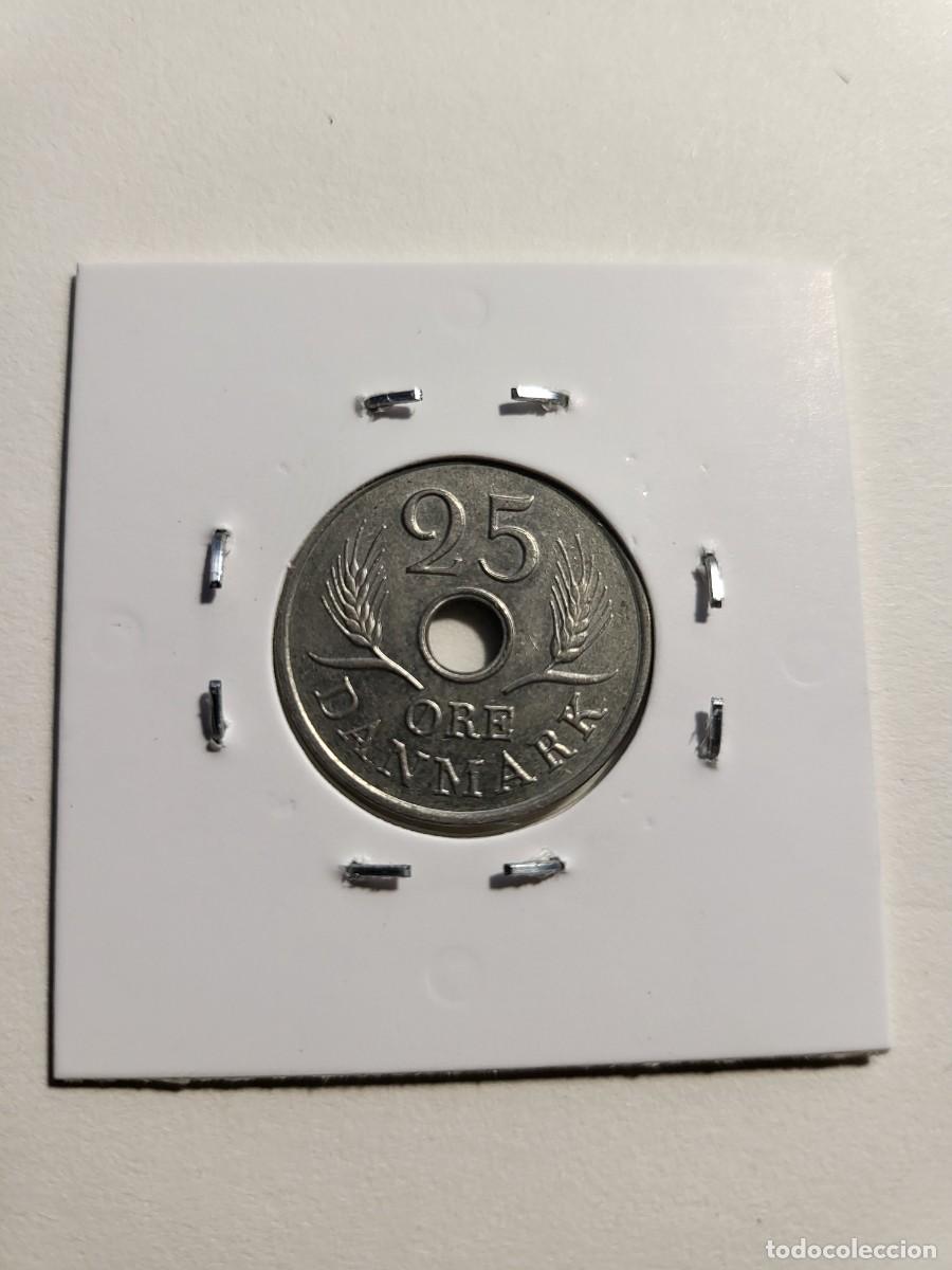Monedas antiguas de Europa: MONEDA DE DINAMARCA 1968 &rdquo;25 ORE&rdquo; - Foto 2