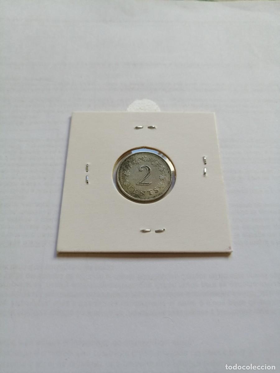 Monedas antiguas de Europa: Malta 2 Cent 1977 - Foto 2