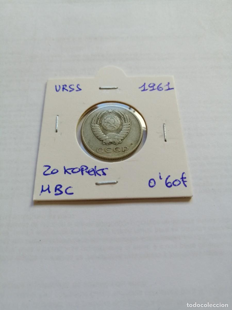 Monedas antiguas de Europa: Uni&oacute;n sovi&eacute;tica 20 Kopeks 1961 - Foto 1