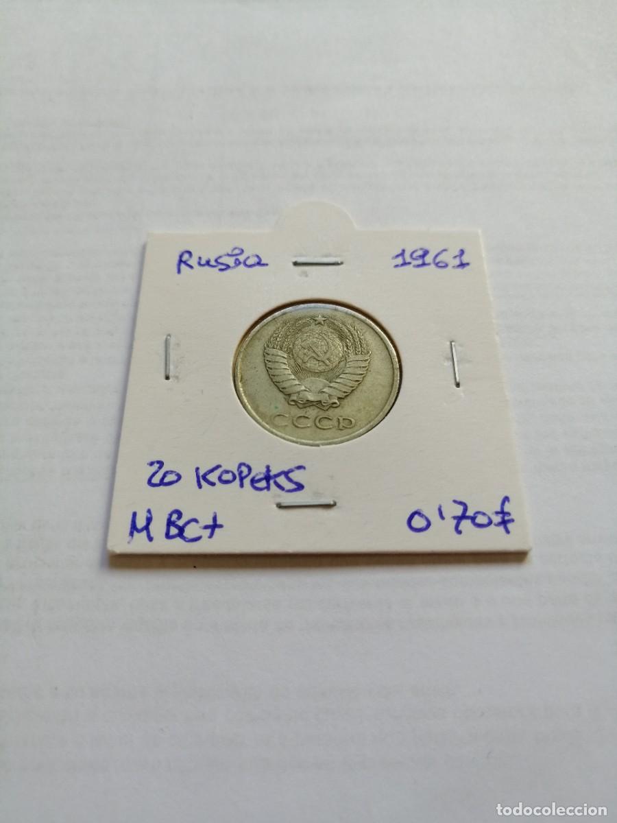 Monedas antiguas de Europa: Uni&oacute;n sovi&eacute;tica 20 Kopeks 1961 - Foto 1