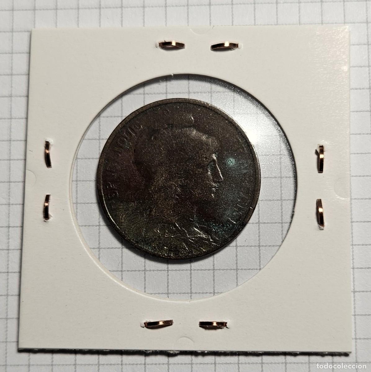 Monedas antiguas de Europa: MONEDA DE FRANCIA 1916 &rdquo;5 CENTIMOS&rdquo; - Foto 2