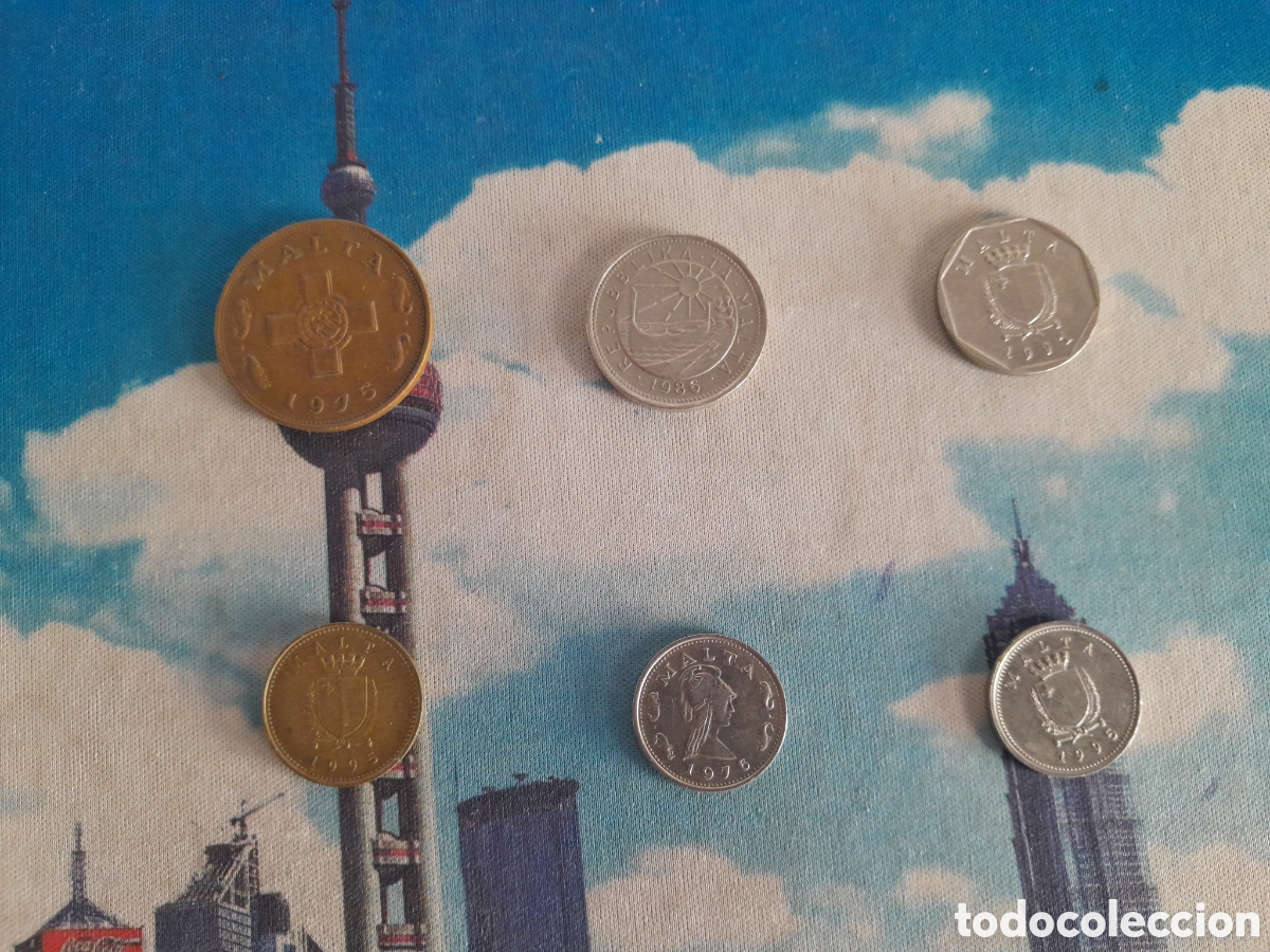 Monedas antiguas de Europa: MONEDAS DE MALTA Y CHIPRE - Foto 2