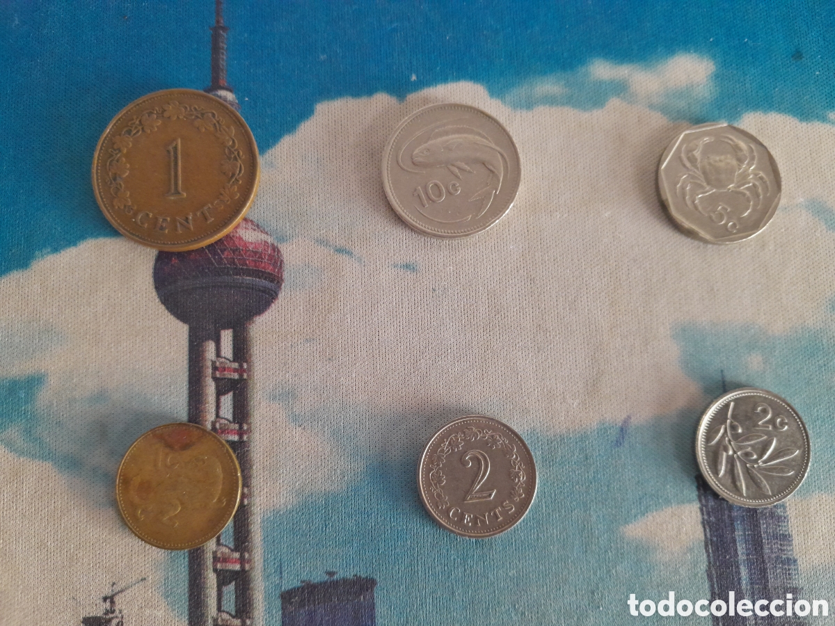 Monedas antiguas de Europa: MONEDAS DE MALTA Y CHIPRE - Foto 1