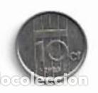 Monedas antiguas de Europa: HOLANDA 1983. 10 CENTIMOS - Foto 1