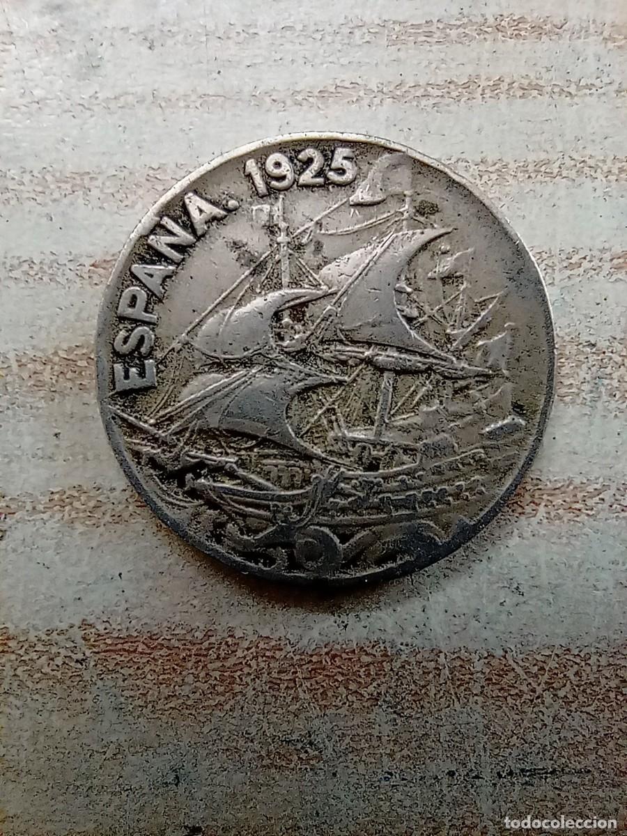 Monedas antiguas de Europa: Moneda Espa&ntilde;a 25 Centimos 1925 - Foto 1