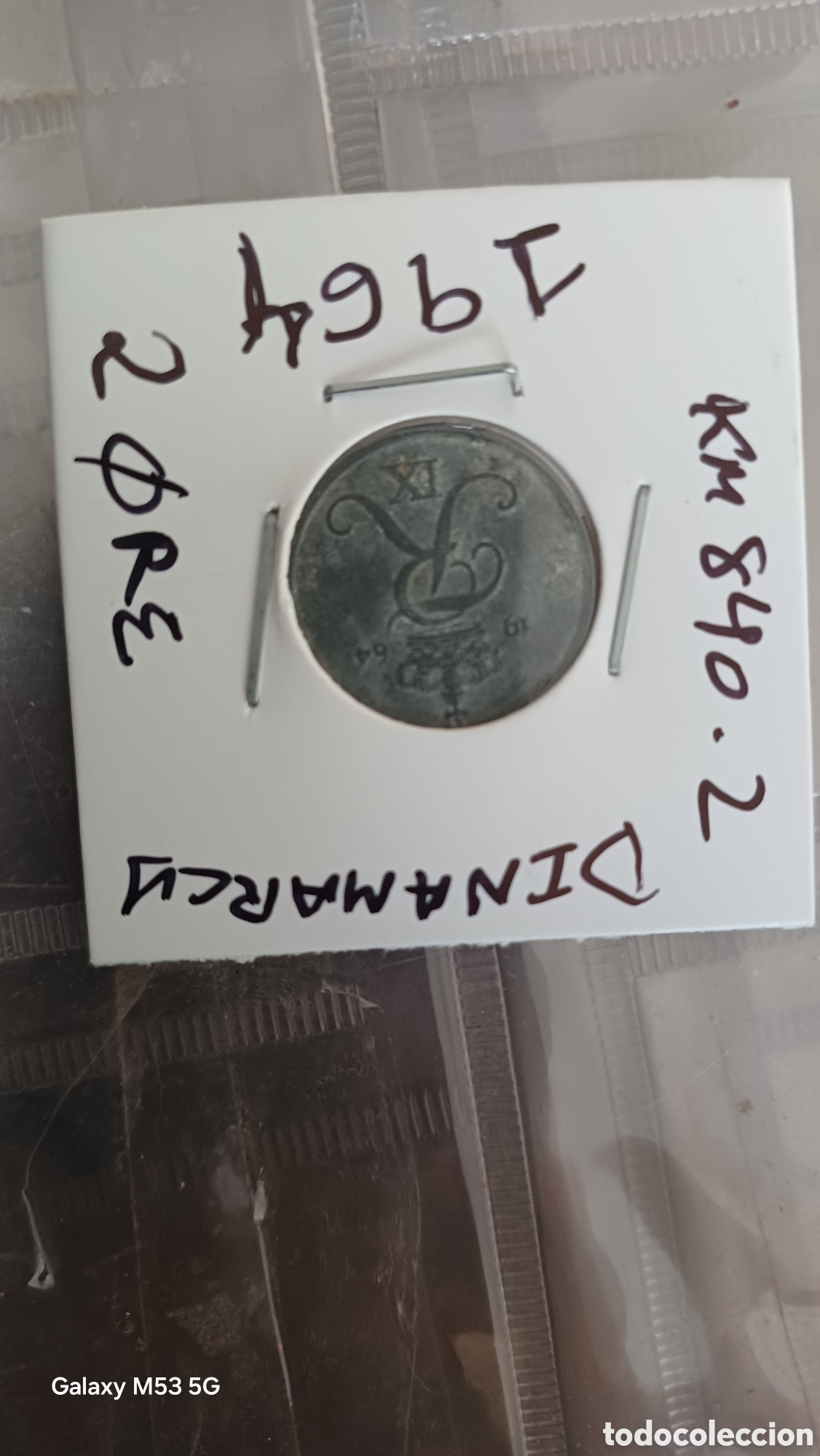 Monedas antiguas de Europa: Dinamarca 2ore 1964 ebc - Foto 1