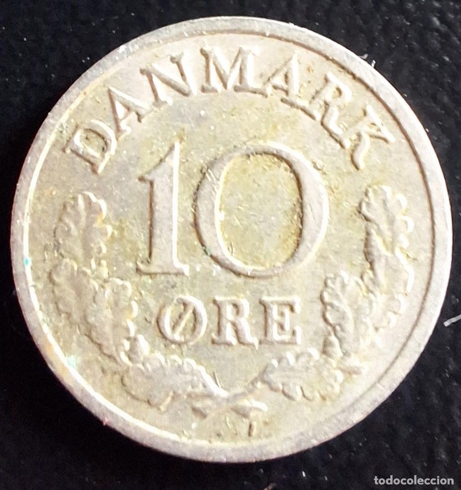 Monedas antiguas de Europa: 10 Ore 1969 - Dinamarca - Foto 2