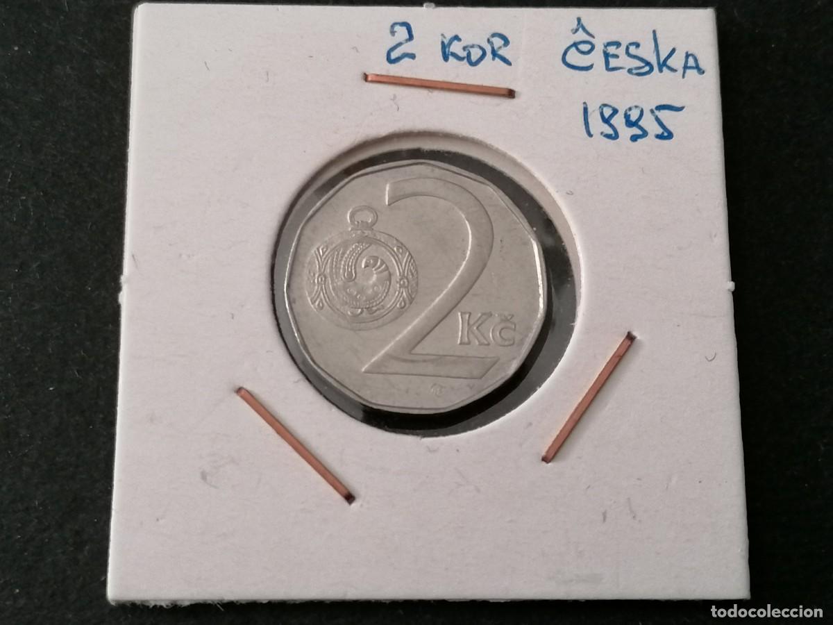 Monedas antiguas de Europa: , moneda 2 coronas, 1995, R. Cheska, MBC+,