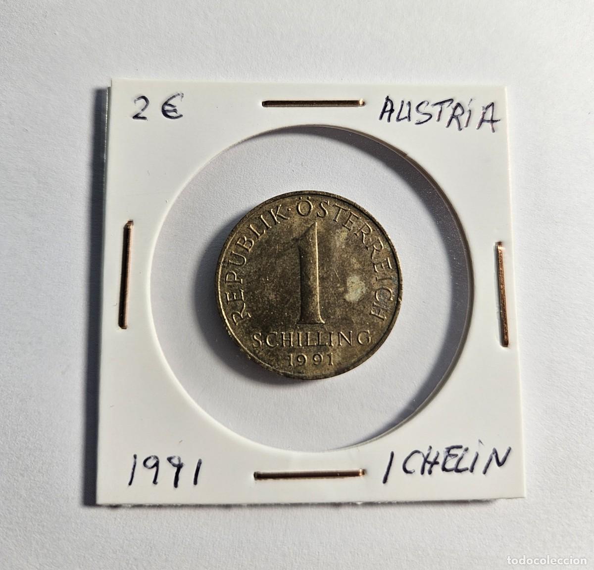 Monedas antiguas de Europa: MONEDA DE AUSTRIA 1991 &rdquo;1 CHELIN&rdquo; - Foto 1