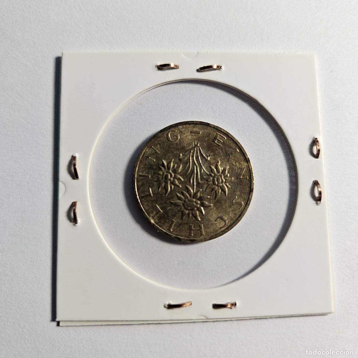 Monedas antiguas de Europa: MONEDA DE AUSTRIA 1991 &rdquo;1 CHELIN&rdquo; - Foto 2
