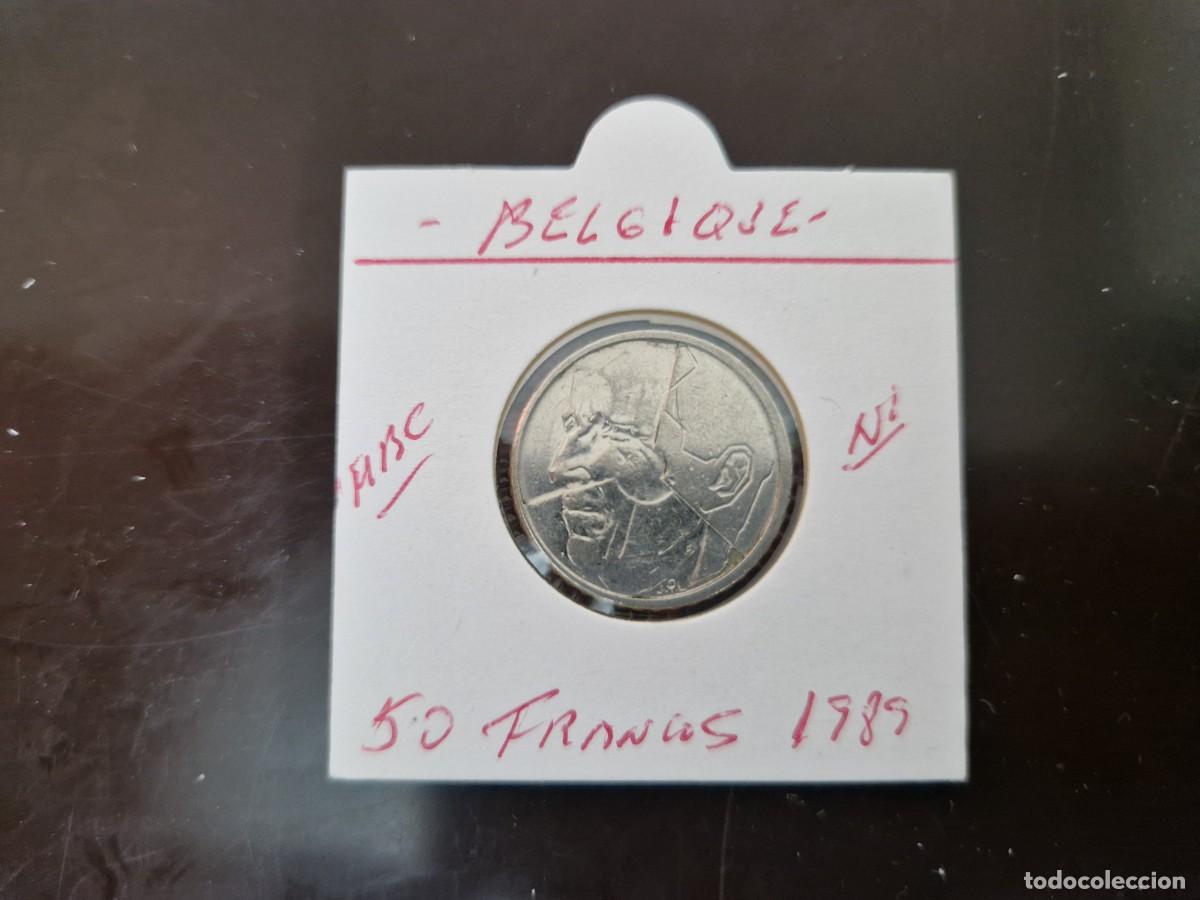 Monedas antiguas de Europa: BELGICA 50 FRANCOS 1989 MBC KM=168 (NIQUEL)BELGIQUE