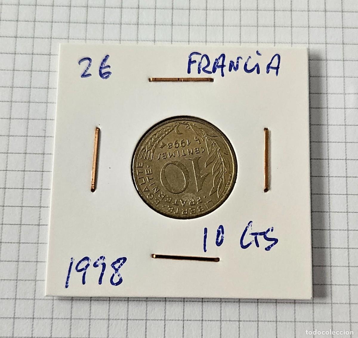 Monedas antiguas de Europa: MONEDA DE FRANCIA 1998 &rdquo;10 CENTIMOS&rdquo; - Foto 1