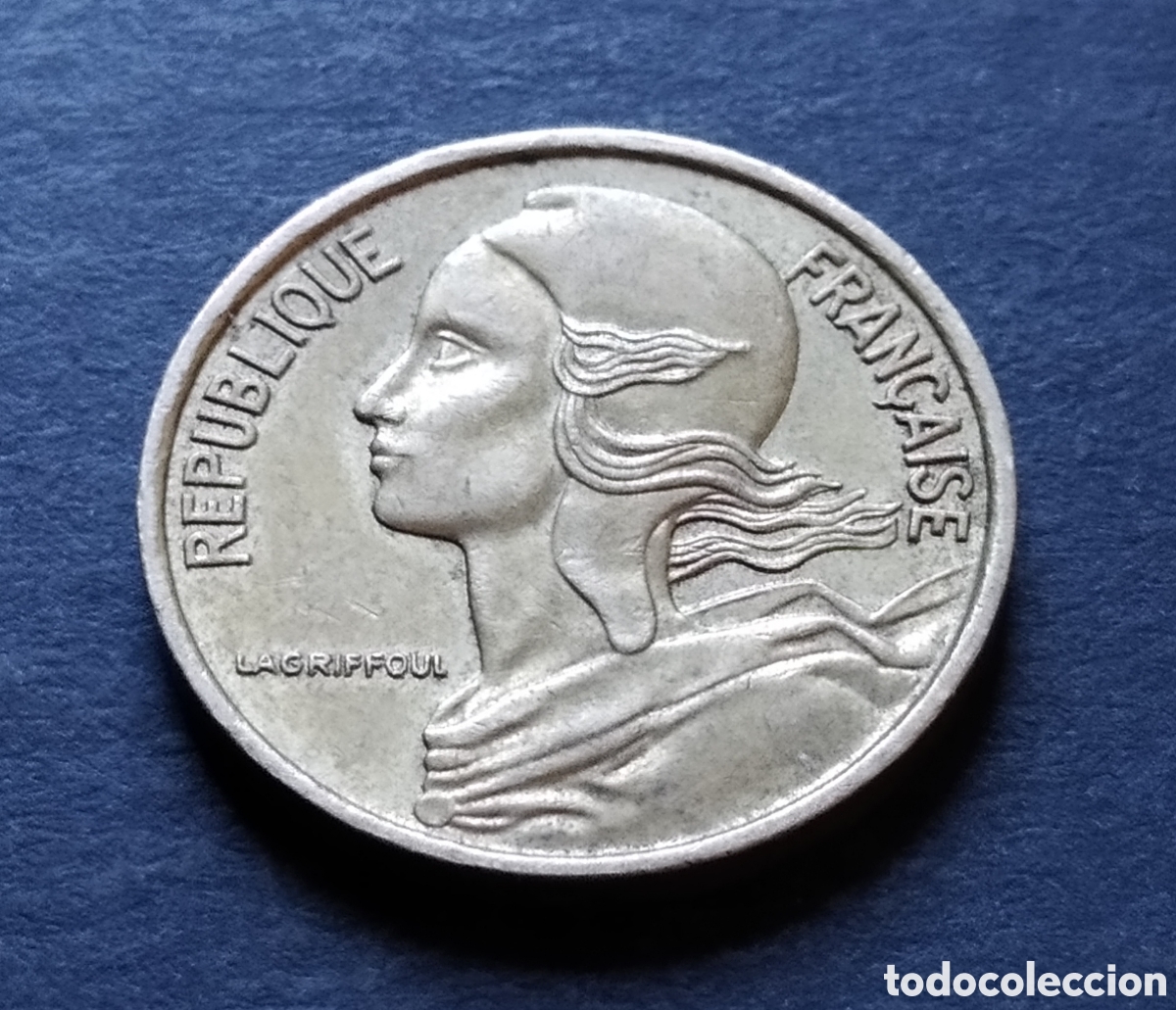 Monedas antiguas de Europa: MONEDA - FRANCIA 5 CENTIMOS 1969 - Foto 4