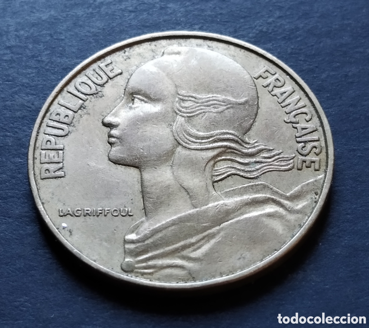 Monedas antiguas de Europa: MONEDA - FRANCIA 20 CENTIMOS 1962 - Foto 4